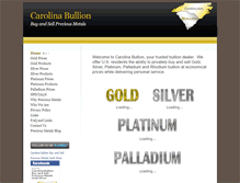 Tablet Screenshot of carolinabullion.com